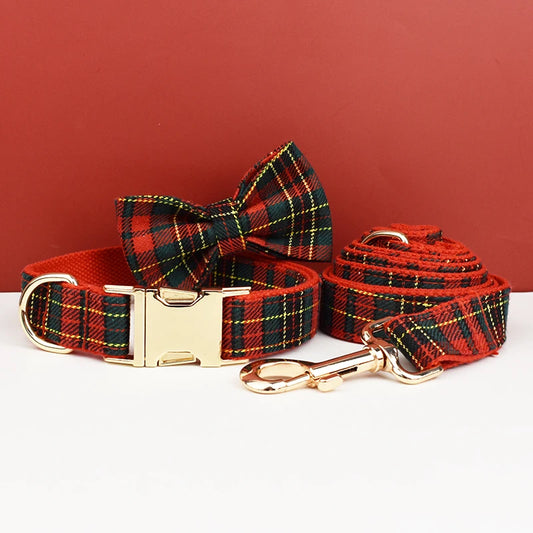 Red & Green Plaid Dog