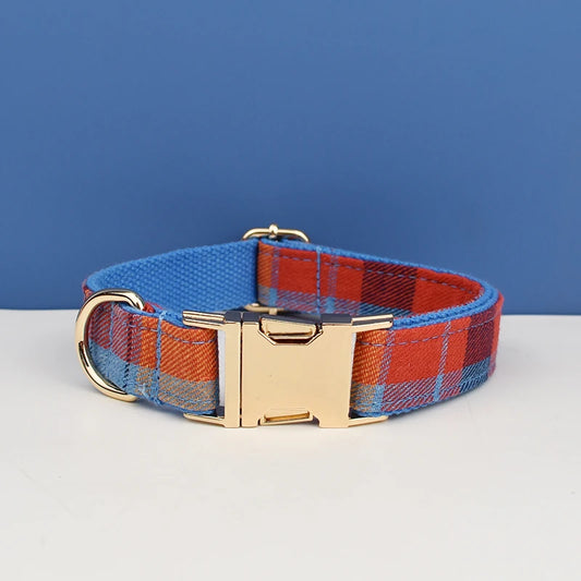 Red & Blue Plaid Dog